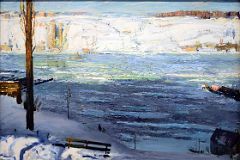 14 Floating Ice - George Bellows 1910 Whitney Museum Of American Art New York City